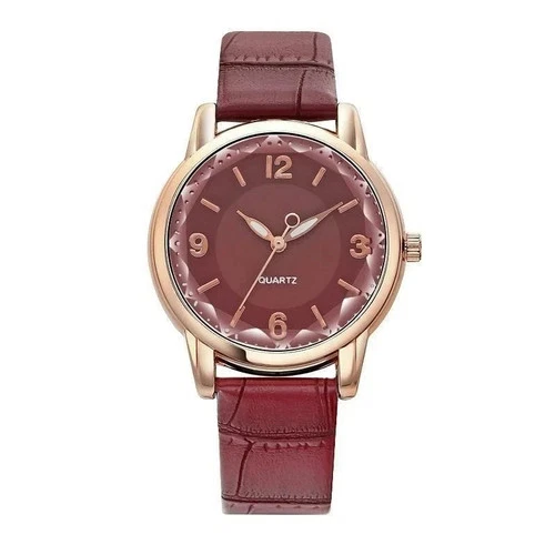 Watch for Ladies Women Girls Leather Strap Fashion Wristwatch Gift - Picture 8 of 19