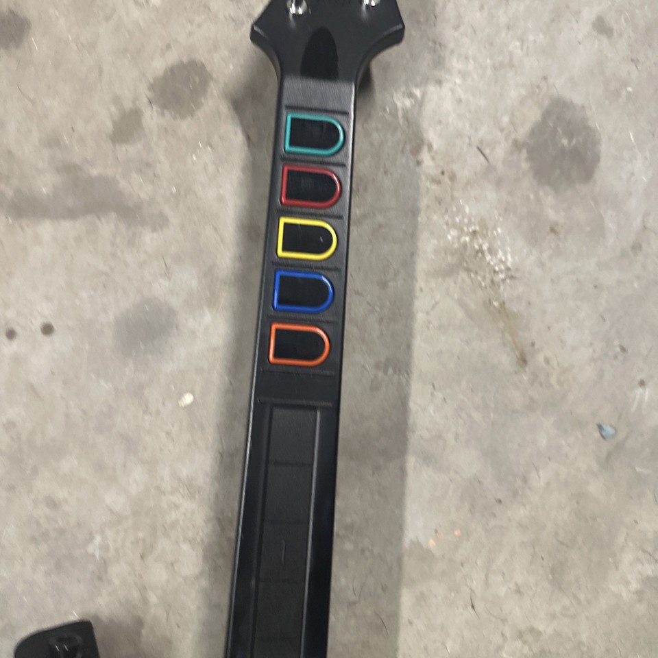 Guitar Hero 5 Wireless Controller Red White Works Great! | eBay