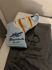 Pins And Aces Margaritaville Charco Jumper Hoja Putter Cubierta Magnética Nuevo