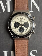 Timex Q Chronograph – Reverse Panda Dial Quartz – Full Set – Excellent Condition