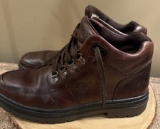 Timberland US Men's Size 10M mahogany Leather Chukka Lace Boots Style 69035