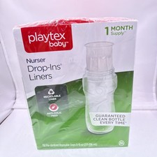 Playtex Baby Drop-Ins 8-10 Fluid oz. Baby Bottle Liners 150 Pieces New