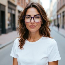 Guess GU3012 082 53 16 135 Purple Eyeglasses AA8