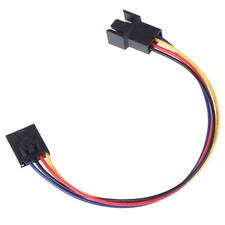1pc 5Pin to 4Pin Fan Connector Adapter Converter Extension Cable Wire Lapt RZBK