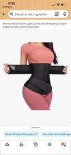 Postpartum Belly Band Wrap Recovery Girdle Support After Pregnancy XXlarge black