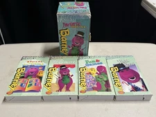 Barney Classic Collection Fun-tastic Value Pack VHS 4-Tape Set Show Collection