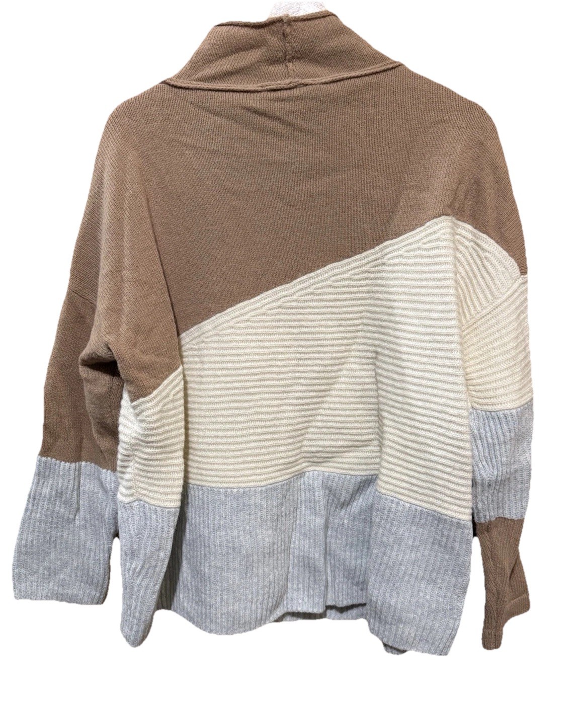 French Connection Patchwork Sweater Large $148 Fu… - image 2