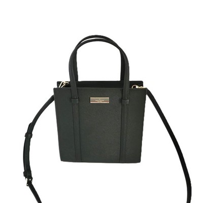 Kate Spade KI926 Kenzie Limited Saffiano PVC Small Tote Crossbody Handbag Black