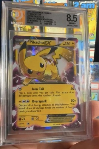 Pikachu-EX graded BGS 8.5 for sale on eBay