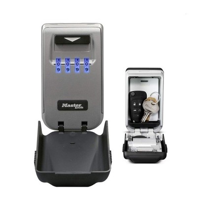 MASTER LOCK Wall Mounted Light Up Dial Key Safe, Medium 72 x 126 x 52 mm, Outdoo