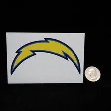 2017 San Diego Chargers NFL Lightning Bolt Logo Peel-Off Sticker  #17 of 32