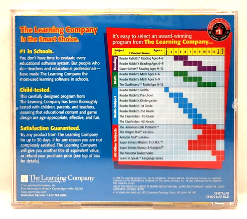 1998 THE CLUE FINDERS Math Adventures Ages 9-12 Win95/98 CD-ROM Education - Picture 3 of 3