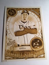 2019 Topps Allen & Ginter Baseball Star Signs 5x7 Blake Snell Rays 27 02/10