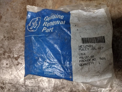 NOS Genuine GE WE12X81 Dryer Idler Pulley Kit GE Hotpoint WE01X0530, WE01X0759