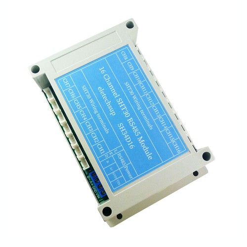 DC 12V 24V 16CH Temperature & Humidity Collector RS485 Modbus Rtu Board - Picture 2 of 13