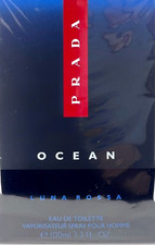 PRADA LUNA ROSSA OCEAN EAU DE TOILETTE SPRAY FOR MEN 3.3 Oz / 100 ml BRAND NEW