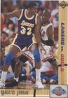 1991-92 Upper Deck - Magic Johnson/Michael Jordan #34