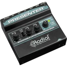 Radial Engineering Stage Control Presenter Presentation Mixer w/ Mic Preamp