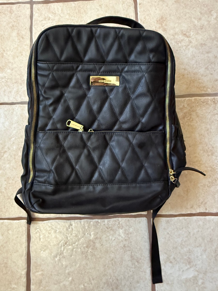 Steve Madden Quilted Diaper OR Work Backpack; Logo tag  display picture 1