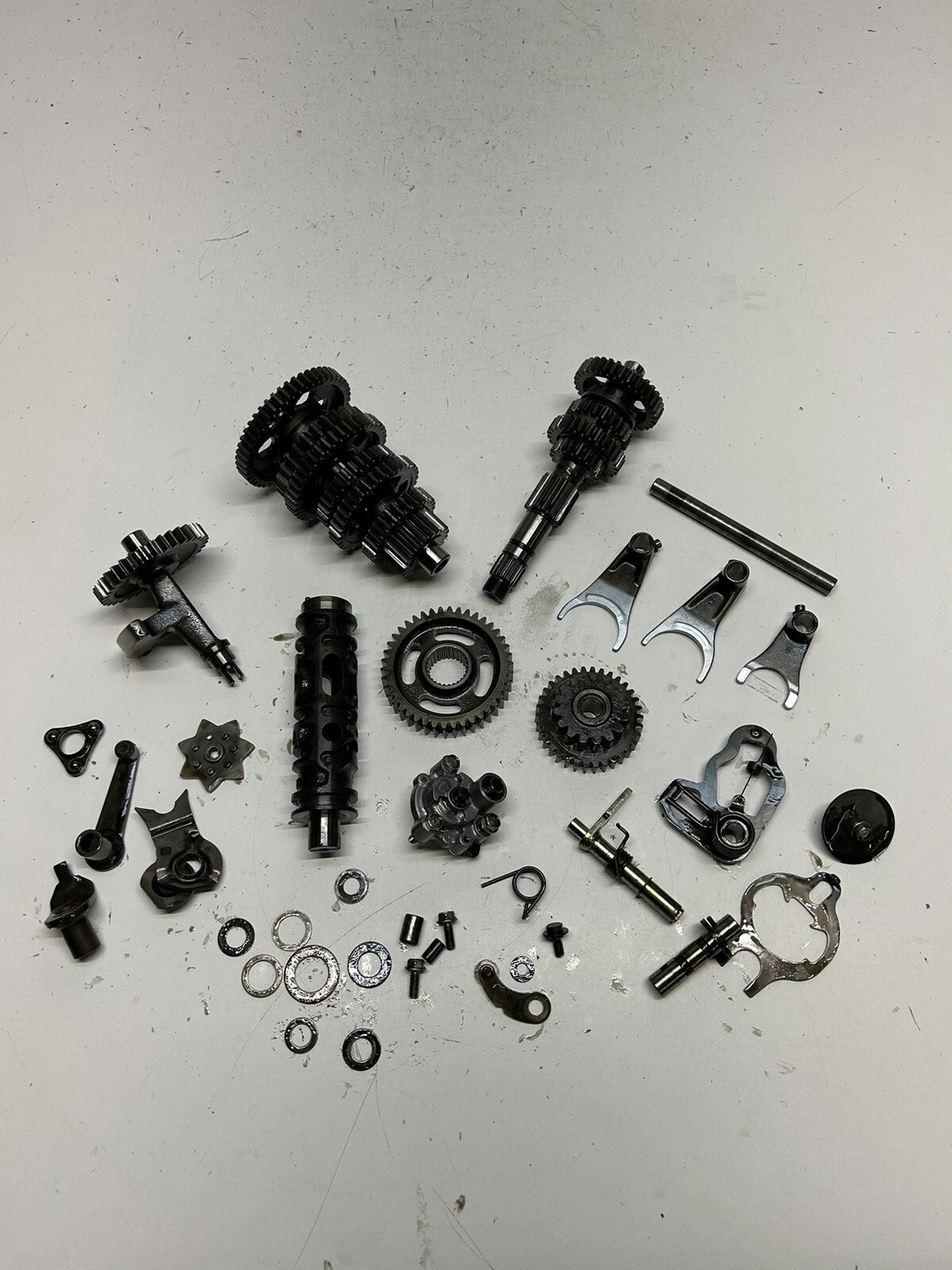 1998 98 Honda Foreman 400 4x4 Trx400fw LOT Trans Transmission Gear Shaft Fork