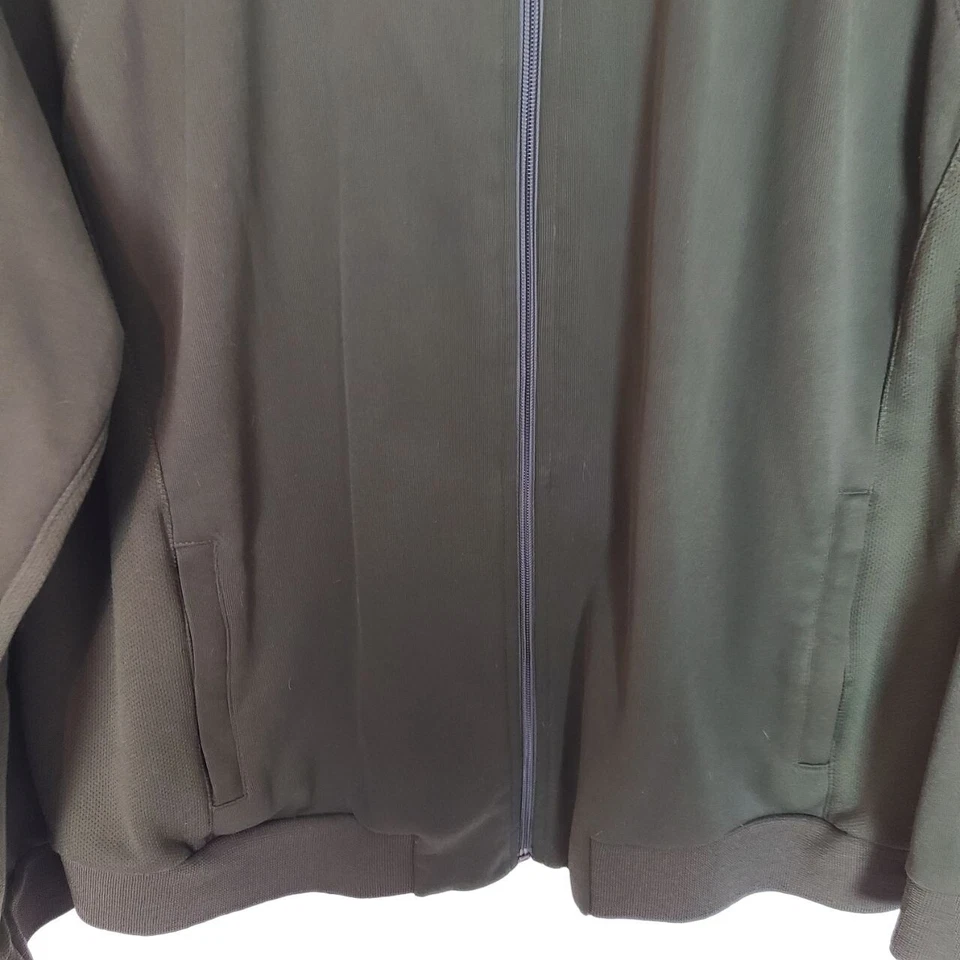 Lauren Active Ralph Lauren Mujer 2X Verde Oliva Cremallera Completa Sudadera Chaqueta Foto 3 de 4