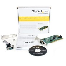 Image of Startech.com 2 Port PCI Low Profile RS232 Serial Adapter Card with 16550 UART