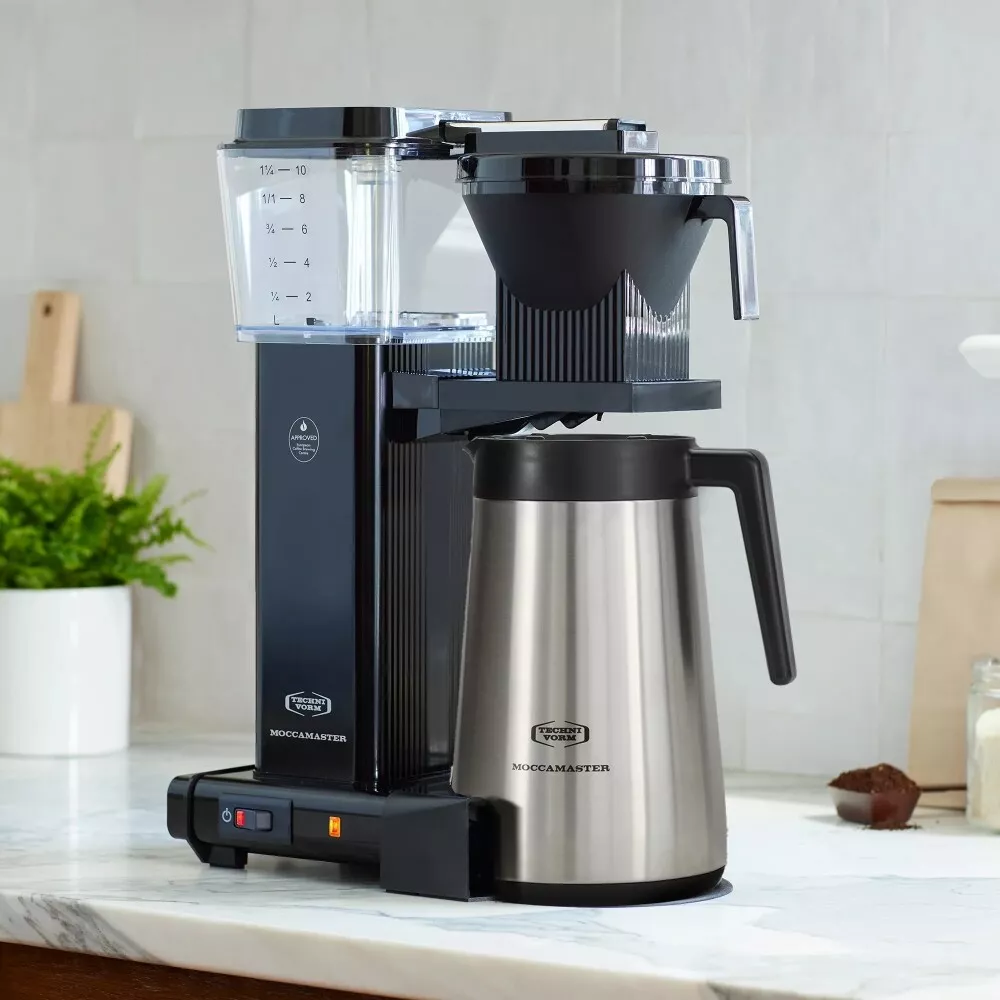 Moccamaster KBGT 741 Thermos Filter Coffee Machine 1.25L 10 cups in 6 min - Black | eBay