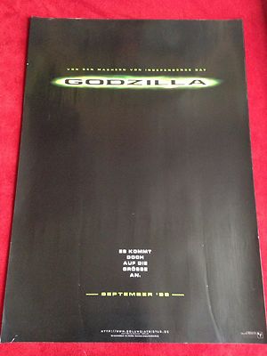 Godzilla Kinoplakat Poster A1, Roland Emmerich, Jean Reno, Matthew Broderick