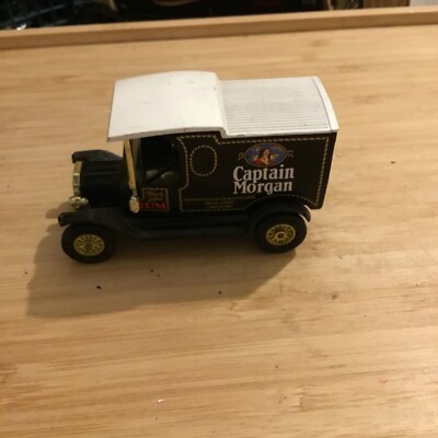 1978 MATCHBOX MODELS OF YESTERYEAR Y12 1912 MODEL T VAN CAPTAIN MORGAN RUM #132