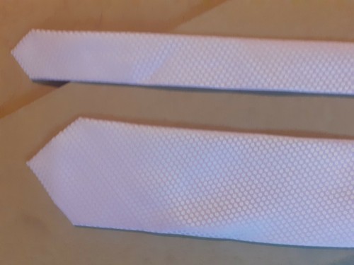 Vintage Old Retro Style 1980s Yuppie Smart Tie Pink original - Picture 5 of 12