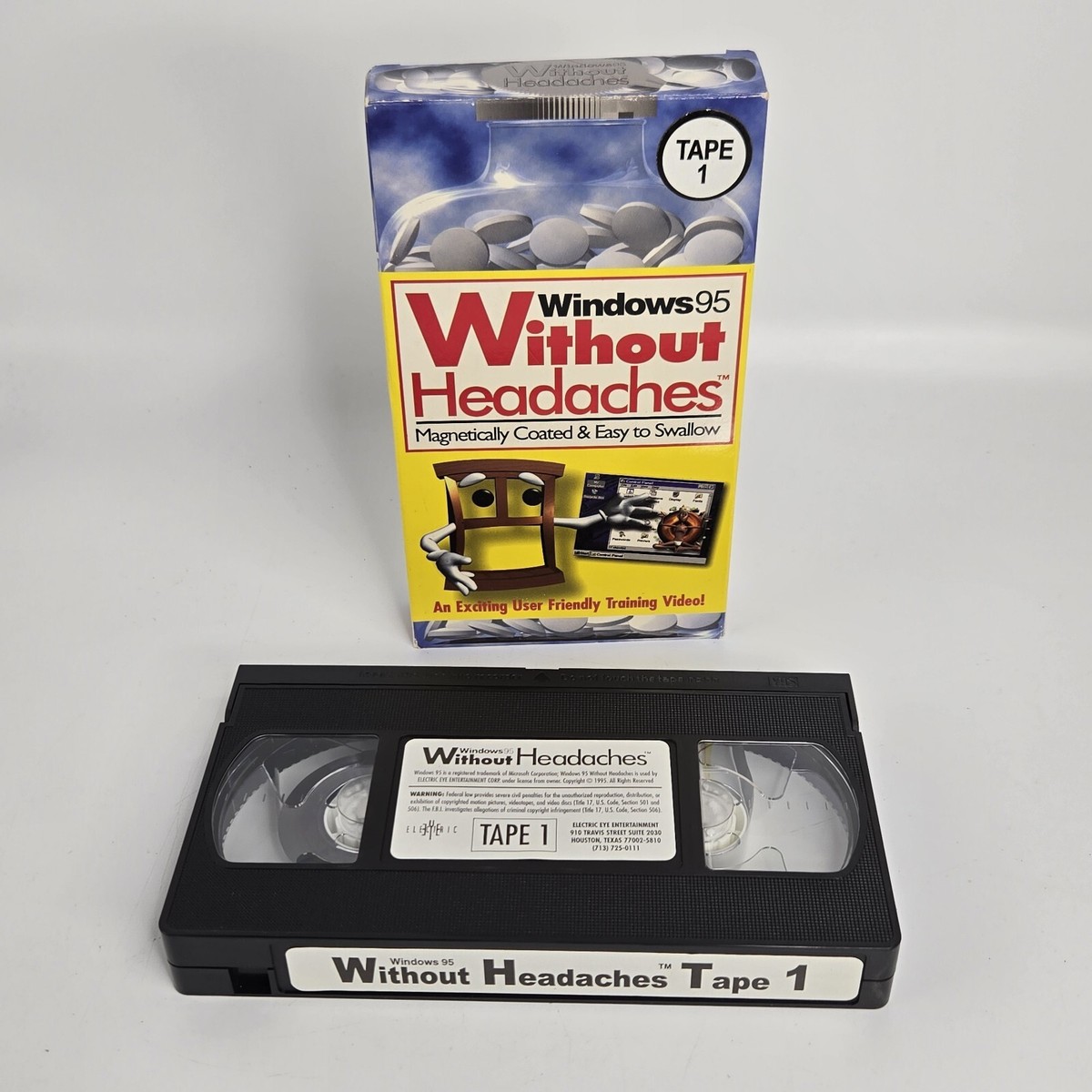 ダブルスコアVHS Windows 98 Without Headaches - VHS Tape 1 | eBay