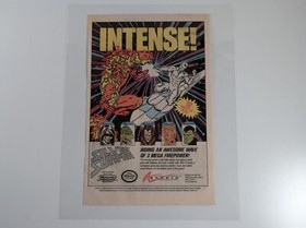 Silver Surfer NES 1990 Ad - Marvel Characters & Retro Nintendo Artwork Wall Art