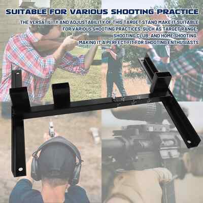 Hand Shape Target 2-Adjustable Target Stand for Paper Silhouette Shooting Targets H Shape ...
