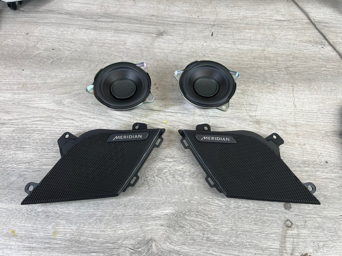 st-r8170　ジャンク JAGUAR XE X760 MERIDIAN FRONT DOOR SPEAKERS TRIMS GX73-18808-BA