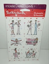 Vintage American Greetings Valentines Day Stickers 4 Sheets