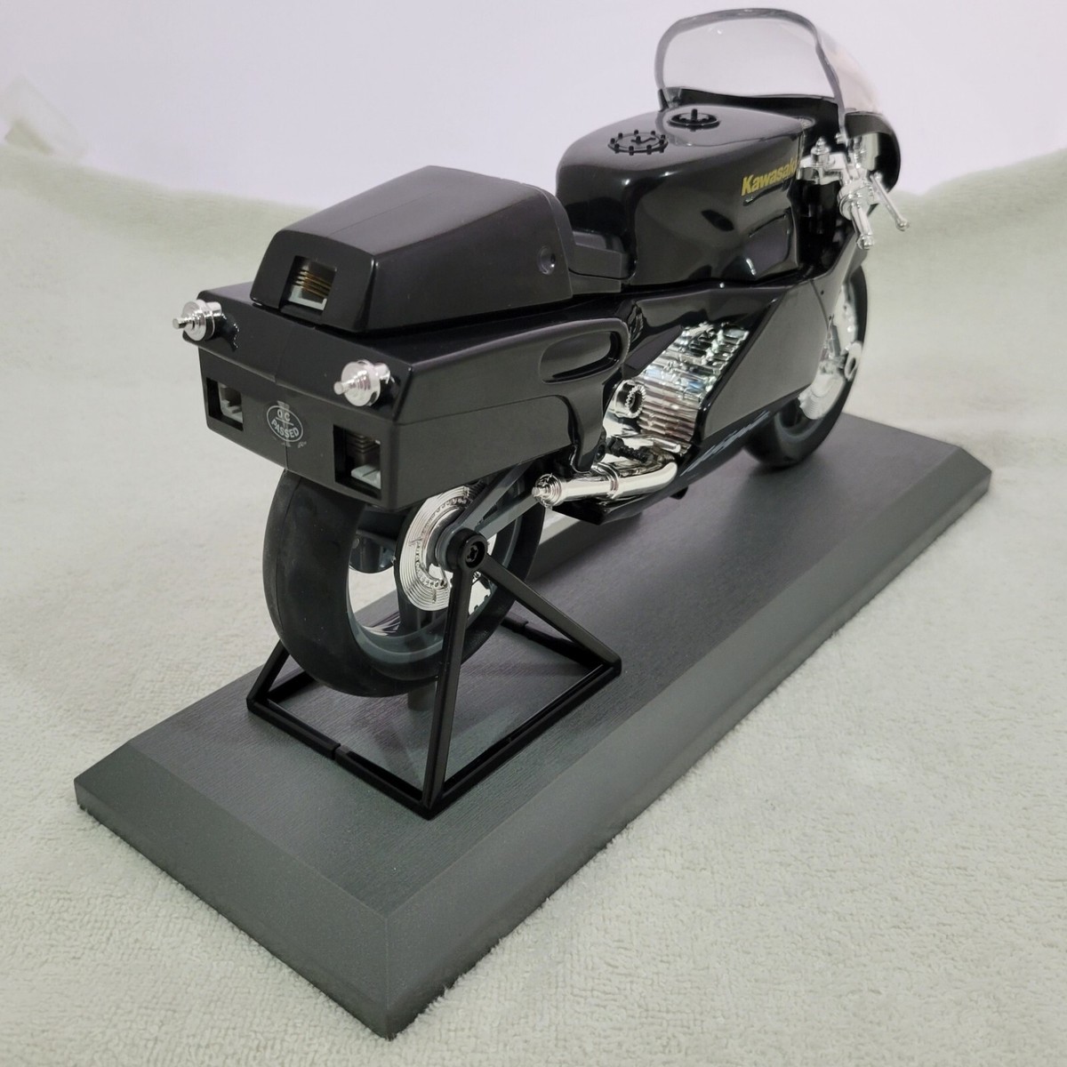 VINTAGE TELEMANIA BLACK KAWASAKI NINJA MOTORCYCLE LANDLINE CORDED