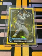 2024 Bowman Sapphire Edition Chrome Prospects Yellow /75 Brock Vradenburg