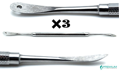 3× Periosteal Allen Molt 9A Dental Elevator Surgical Instrument Octagon Handle