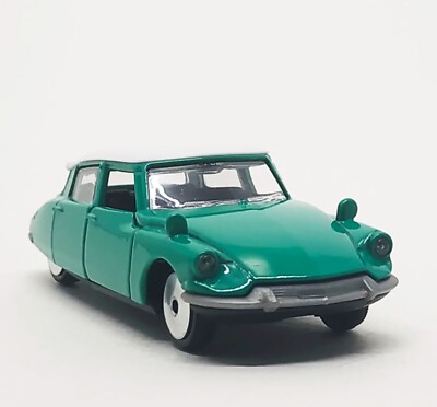 CITROËN DS ミニカー 4種 Collection 3 inches Majorette Citroen DS19 Green / White Roof - 1:59 (3