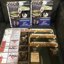 Buck O’Neil Baseball Negro League Museum Flyer AUTO LOT of 9 - KC Monarchs