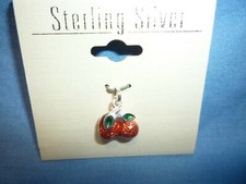NEW Sterling Silver Cherry Cherries Charm New 718
