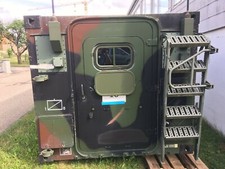 Bundeswehr Zeppelin FM1 Kabine, isoliert, Shelter, Funkkoffer, Wohnkabine