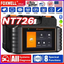 Foxwell NT726 Auto OBD2 Scanner All System Diagnostic TPMS ABS DPF Oil EPB Reset