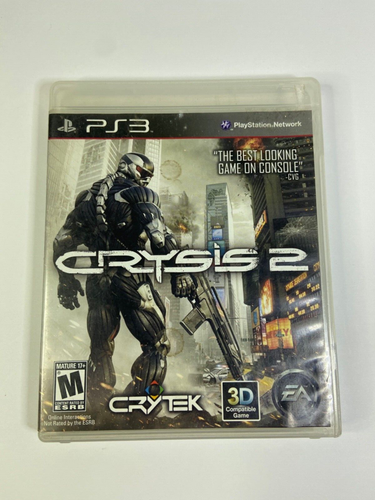 Jeu Crysis 2 Pour PlayStation 3 (PS3) - Version PAL - Bon état, Boîtier Inclus
