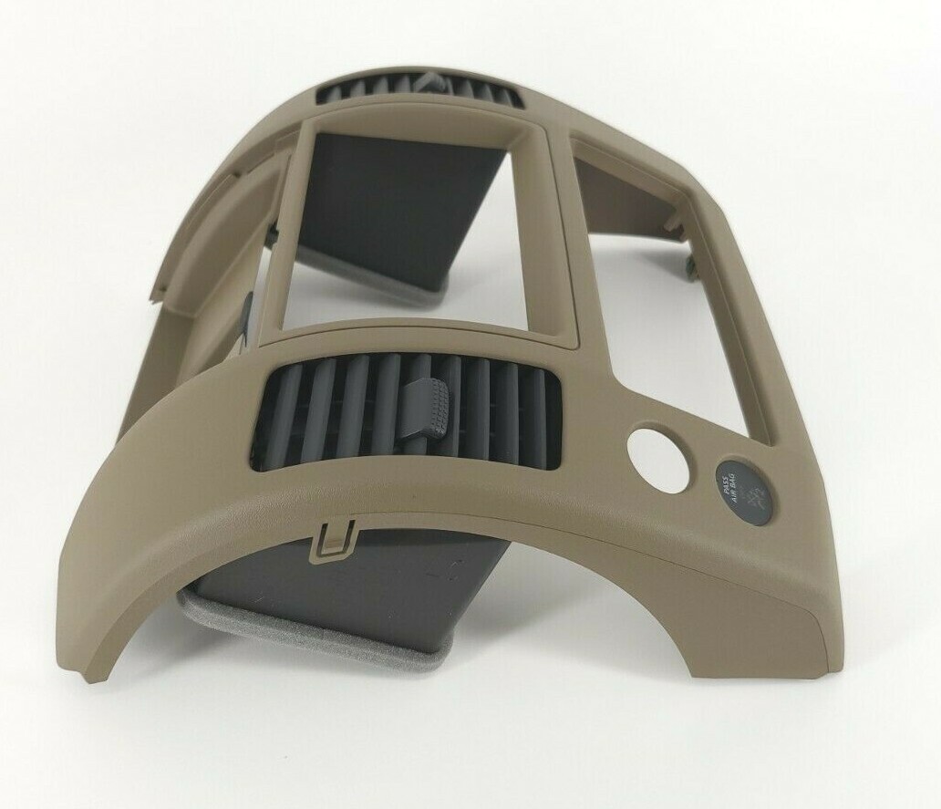Genuine OEM Nissan 68259-ZP16A Center Console Bezel Tan w/ Vents