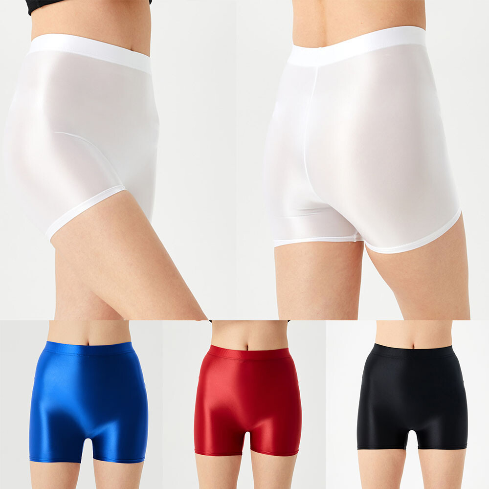 Sexy Da Donna Trasparente Intimo Elasticizzato Olio Lucido Mutandine Boxer - Foto 5