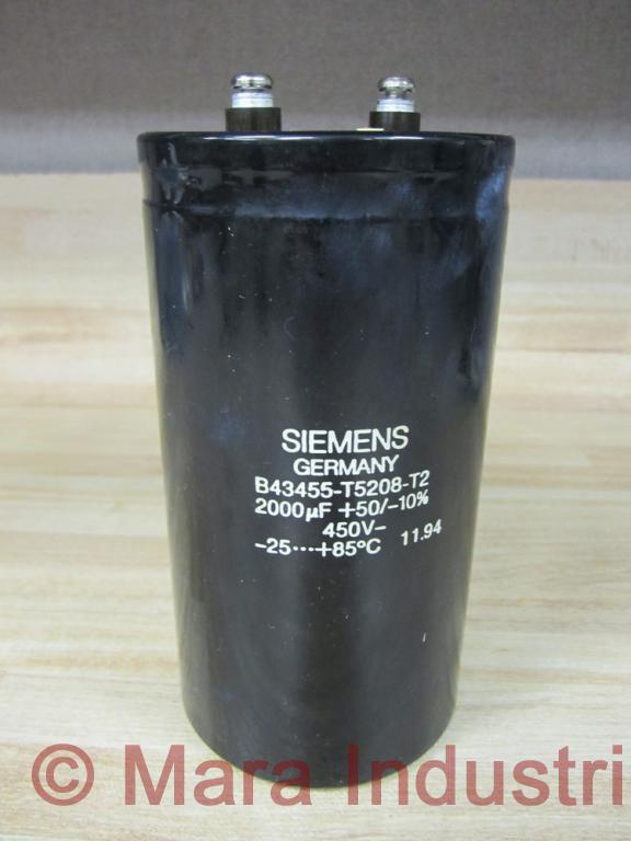 Siemens B43455-T5208-T2 Capacitor B43455T5208T2 2000Uf 450V | eBay