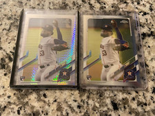 2021 Topps Chrome HYPER Refractor & base  Cristian Javier #92  RC