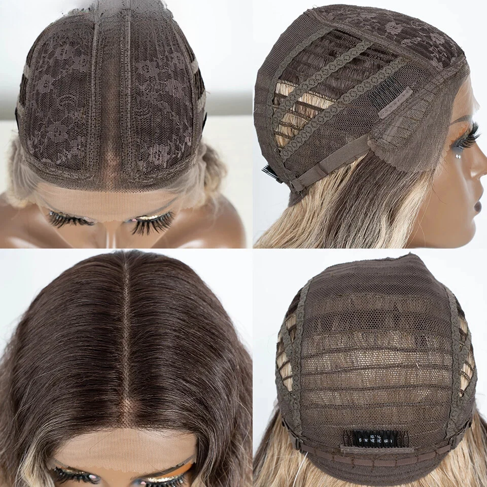 Pelucas rizadas peluca frontal de encaje sintético para mujer pelucas cosplay de 40 pulgadas peluca de encaje Foto 2 de 4