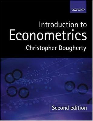 Introduction to Econometrics by Christopher Dougherty